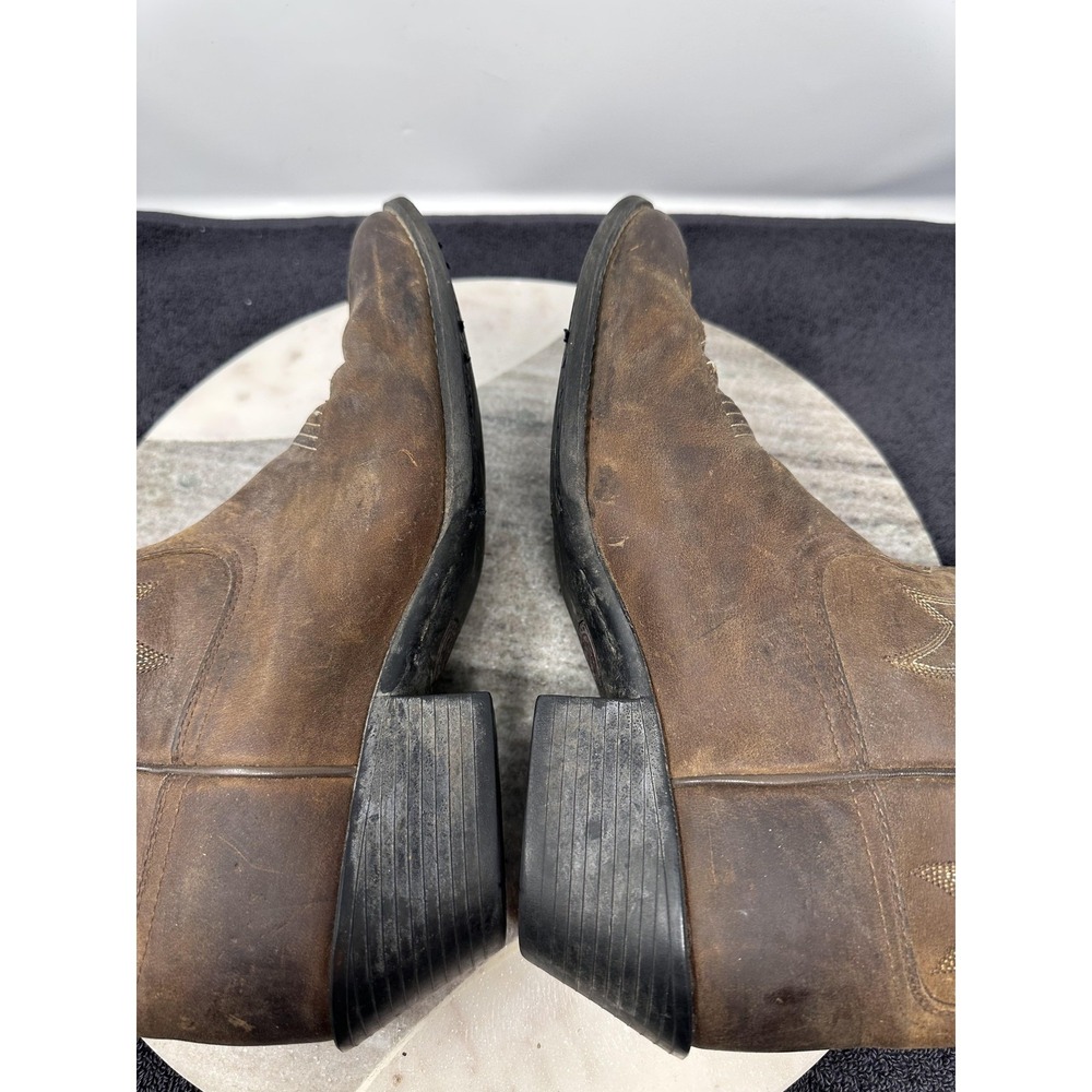 Ariat Boots Mens Size 8.5B Brown Heritage Leather Western‎ Cowboy Style 10001021 - Picture 7 of 11